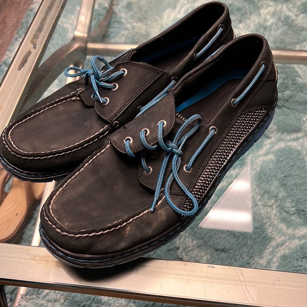 Sperry Slip on loafers. Blue and black like new